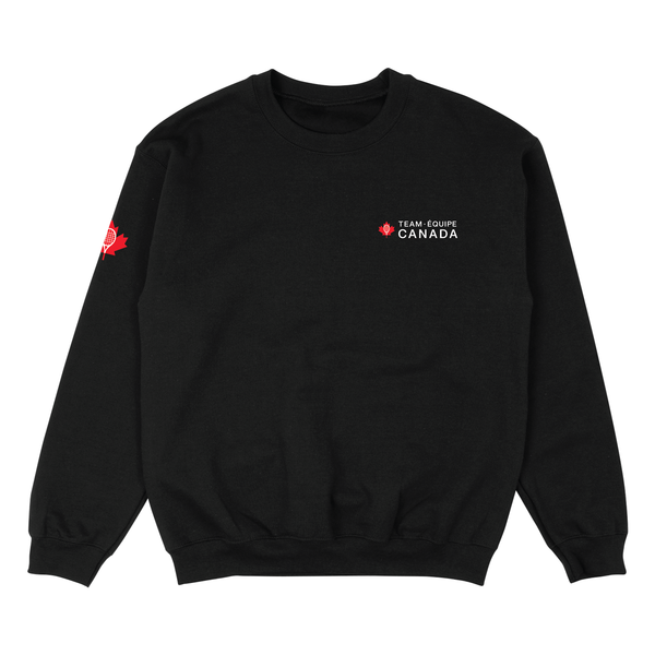 Unisex Team Canada Fan Crewneck - Black – Tennis Canada