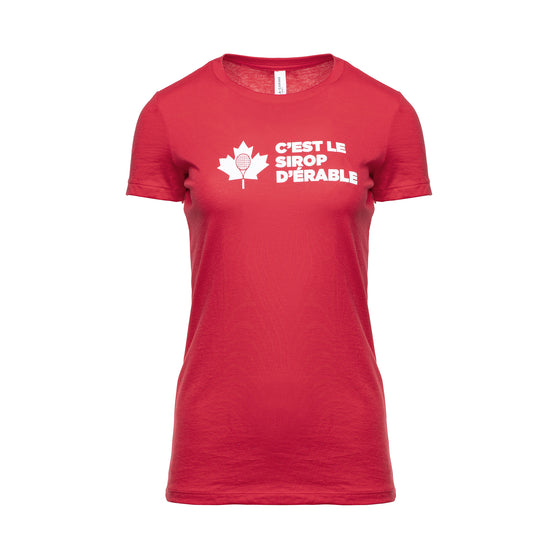 T-shirt sirop d’érable pour femmes (français)